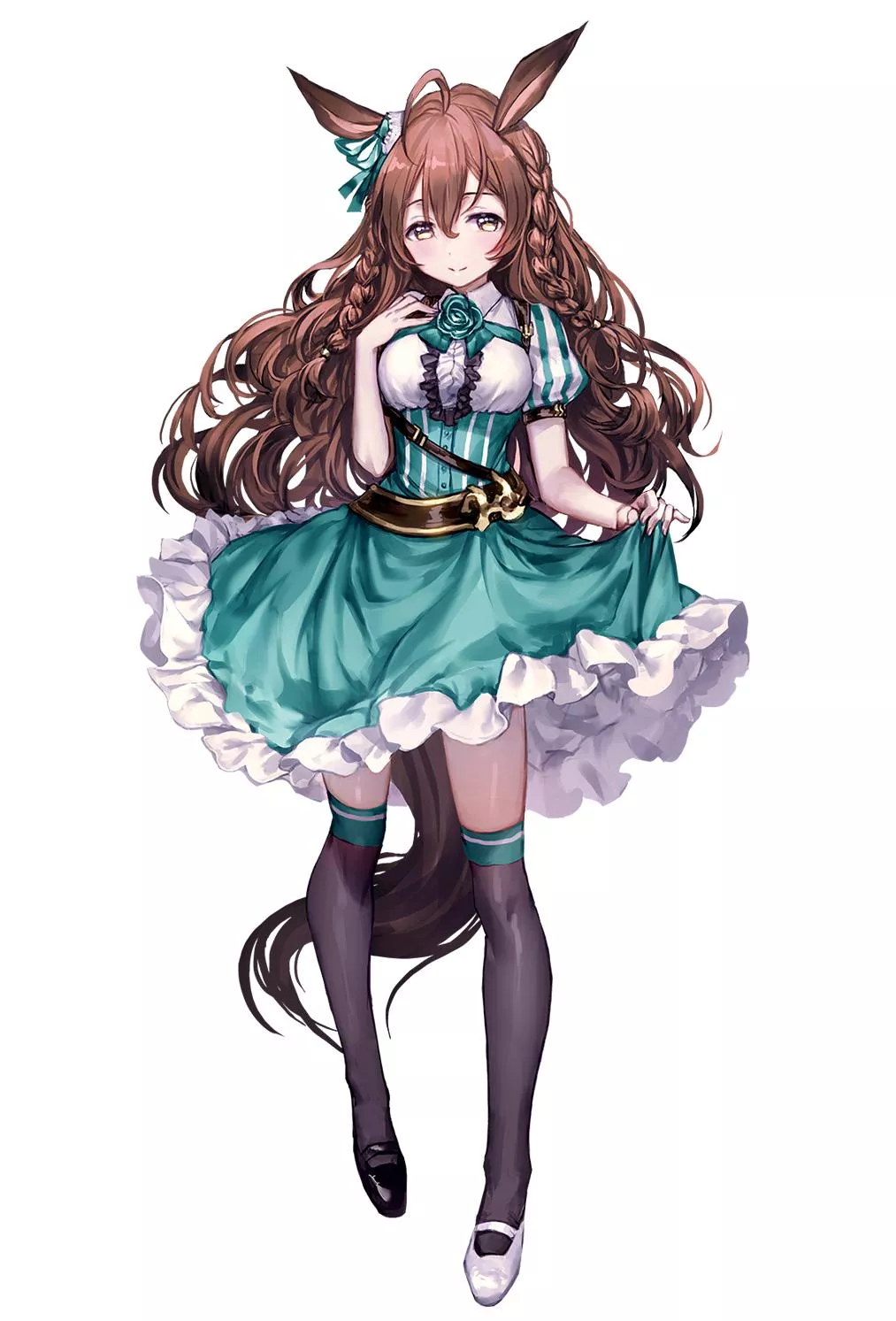 メジロブライトの原案イラスト