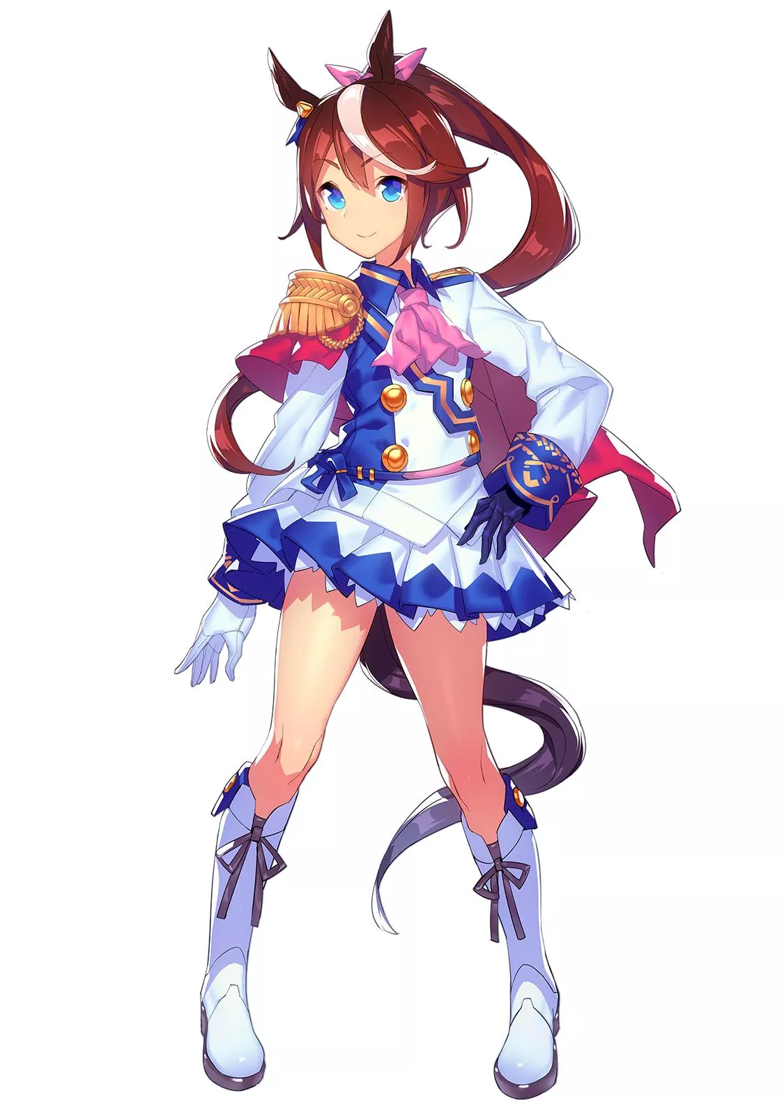 トウカイテイオーの原案イラスト