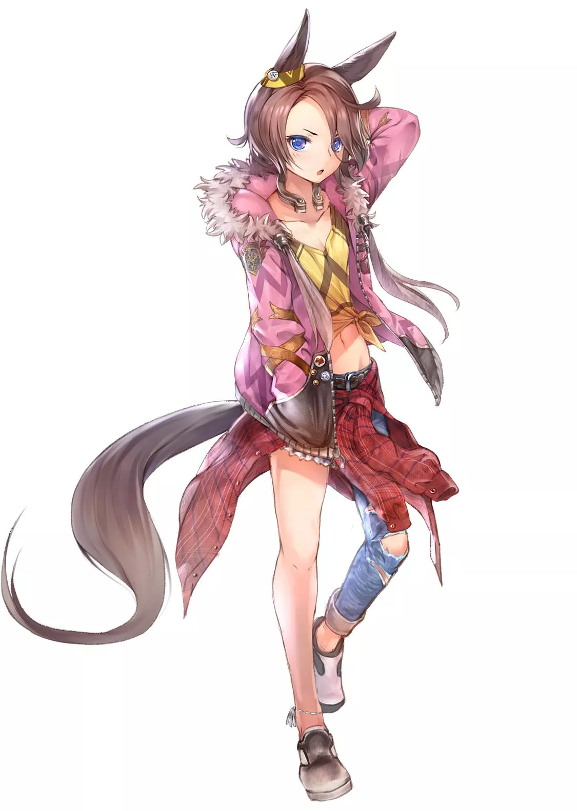 ナリタタイシンの原案イラスト