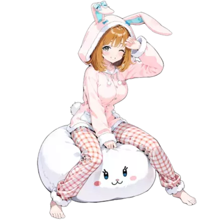 上城アオイ（ウサギパジャマ）