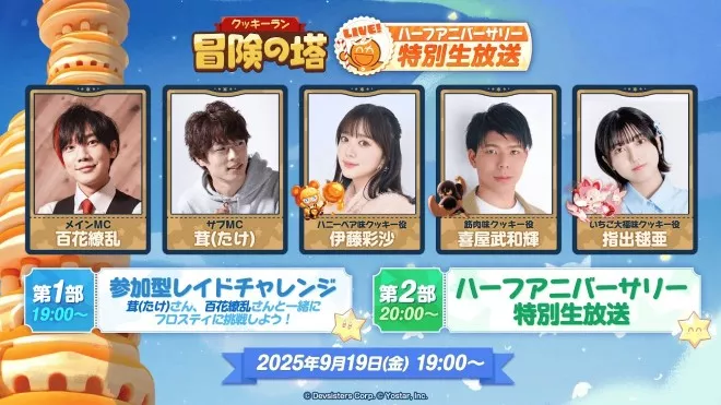 ハーフアニバーサリー特別生放送まとめ