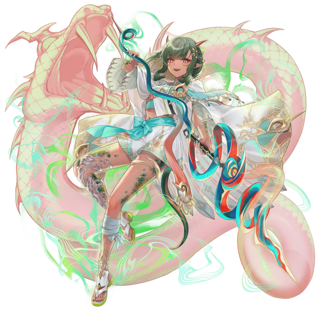 オセロニアの［焔蛇を継ぐ者］ナガルナの画像