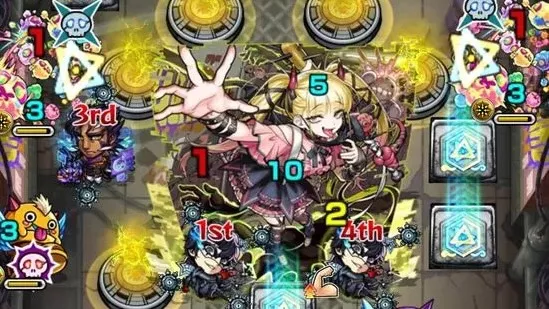 パネルを踏んで攻撃