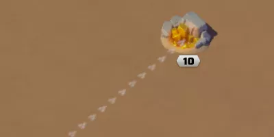 採集中の部隊が居なくてもタイルキルが発生する場合がある