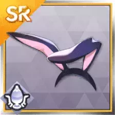 桃のうさ耳カチューシャ