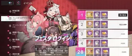 フェスタログイン