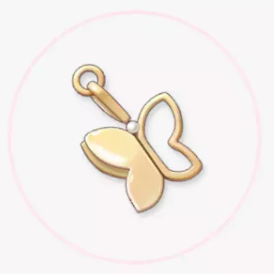 蝶の形をした羽飾り画像