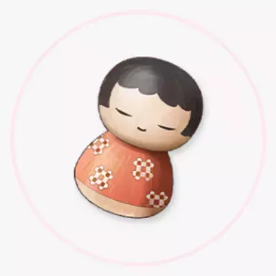 古いお祭り人形画像