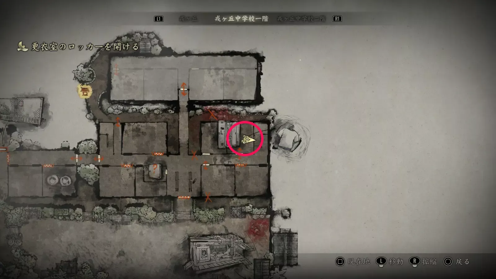 オオカミのマップ画像