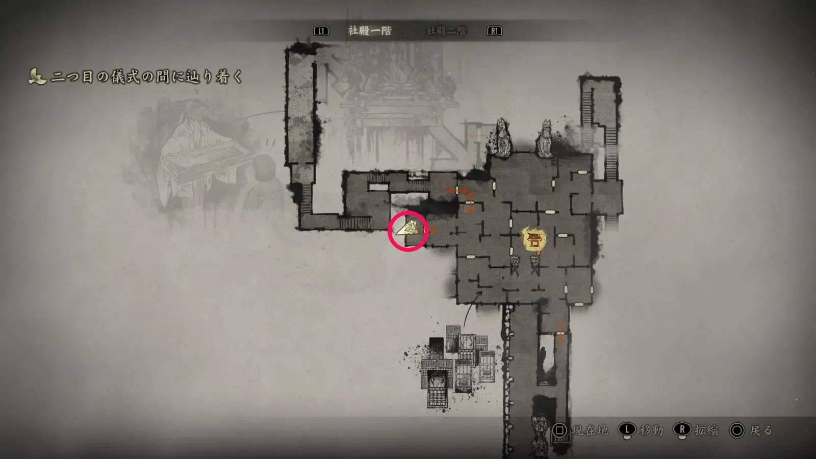 カラスのマップ画像