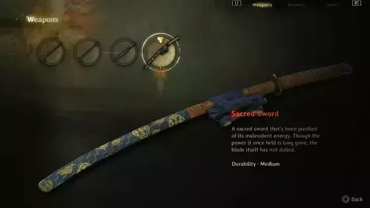 霊刀を入手して怨念を祓わない