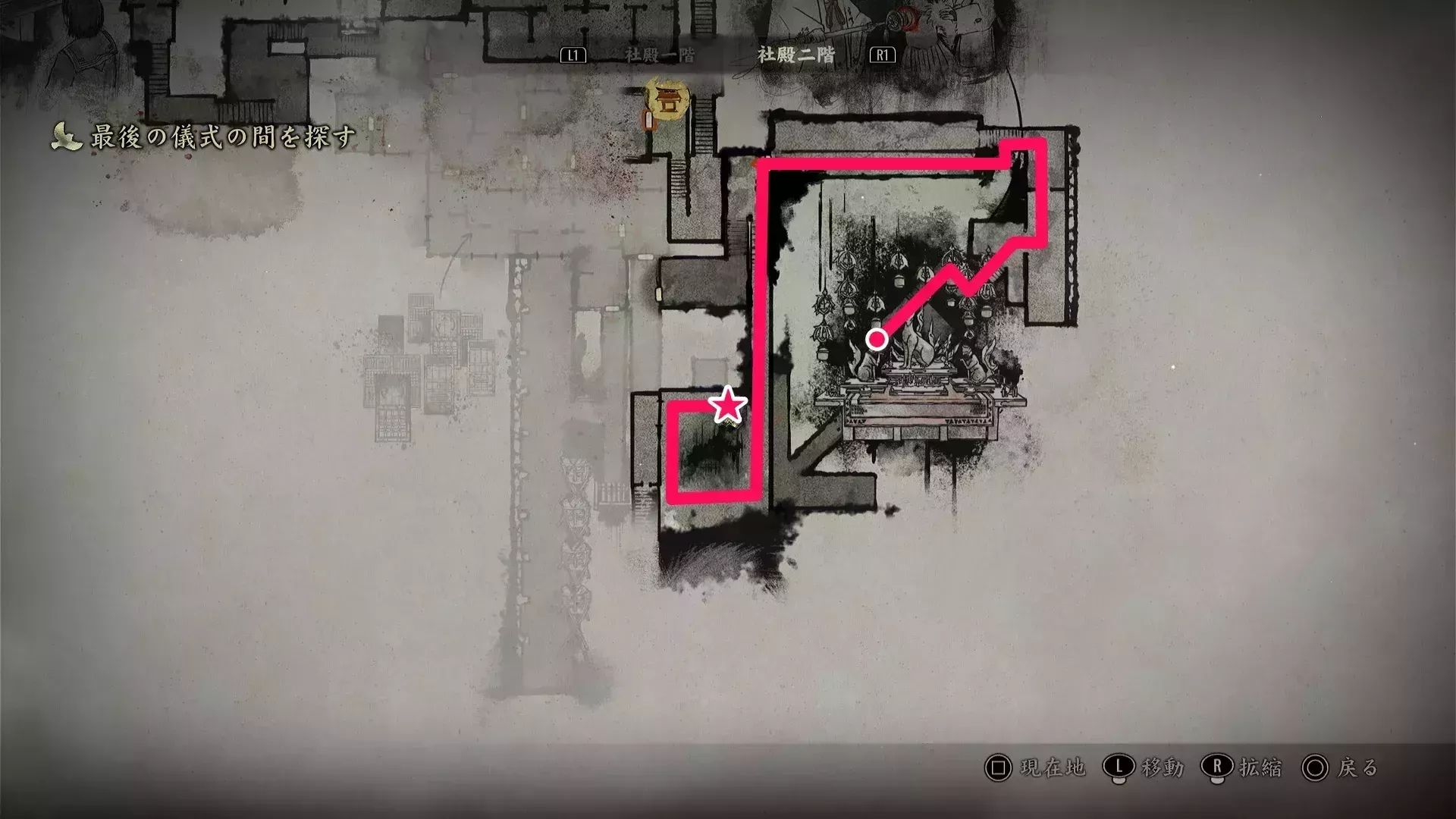 汚れた巾着袋マップ