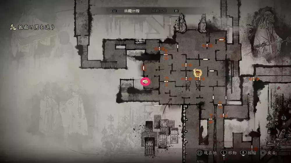 絵馬7のマップ画像