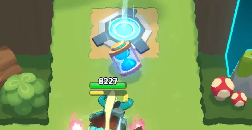 タイムゲージが切れたら終了