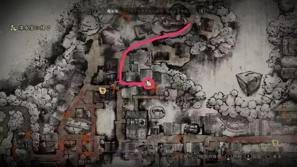 絵馬8のマップ画像