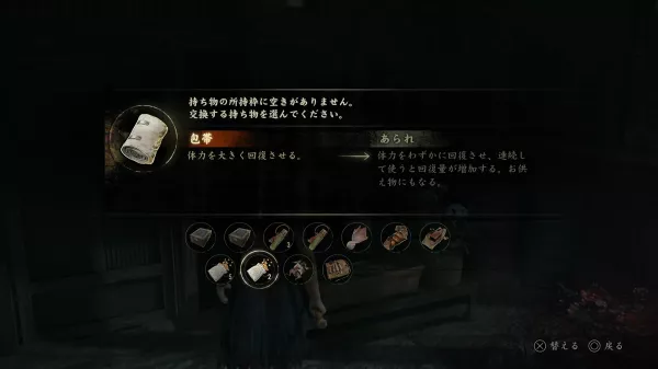 インベントリがカツカツ