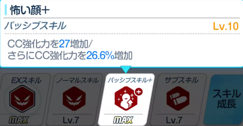 CC強化力増加スキル