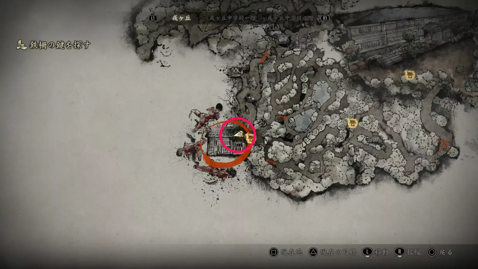 ヤギのマップ画像