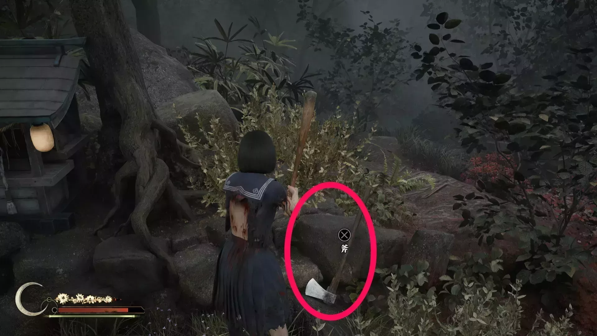 斧の実際の入手画像