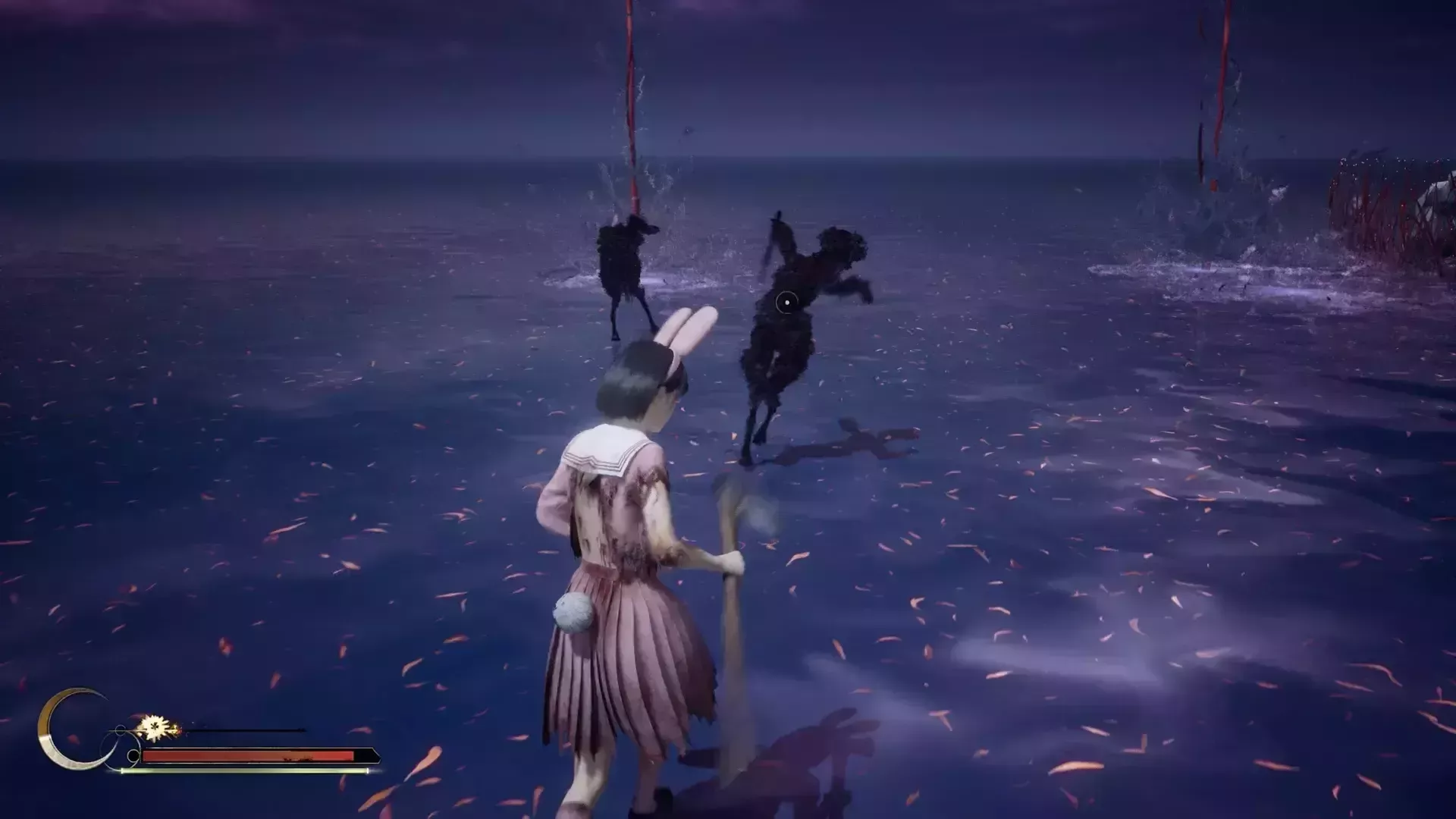 七尾が弱体化後は敵を全て倒す