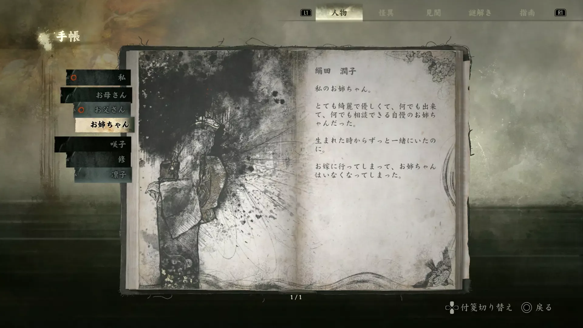 姉（絹田 潤子）