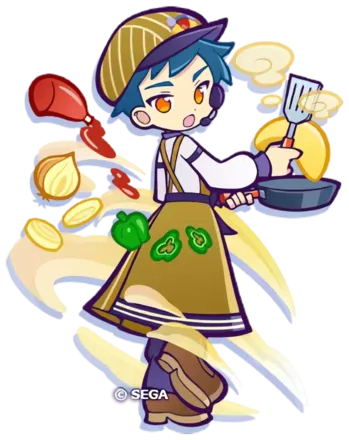 はりこみキッチンのロキアー 立ち絵