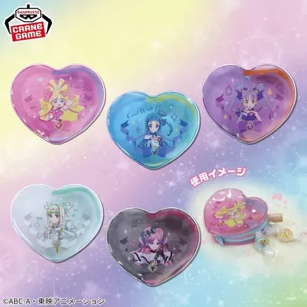 キミとアイドルプリキュア♪ ハート型クリアポーチ