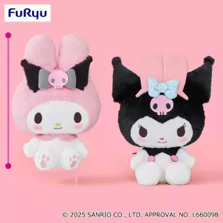 マイメロディ・クロミ おそろいカチューシャBIGぬいぐるみ