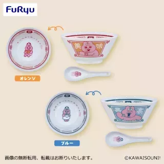 おぱんちゅうさぎ フードコーチュ レンゲ付きラーメンどんぶり