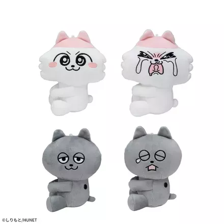 ンめねこ　くっつき　ぬいぐるみ