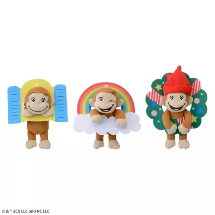 おさるのジョージ　フレーム付マスコット