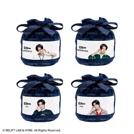 ENHYPEN　プラチナムザッカ 巾着バニティポーチ