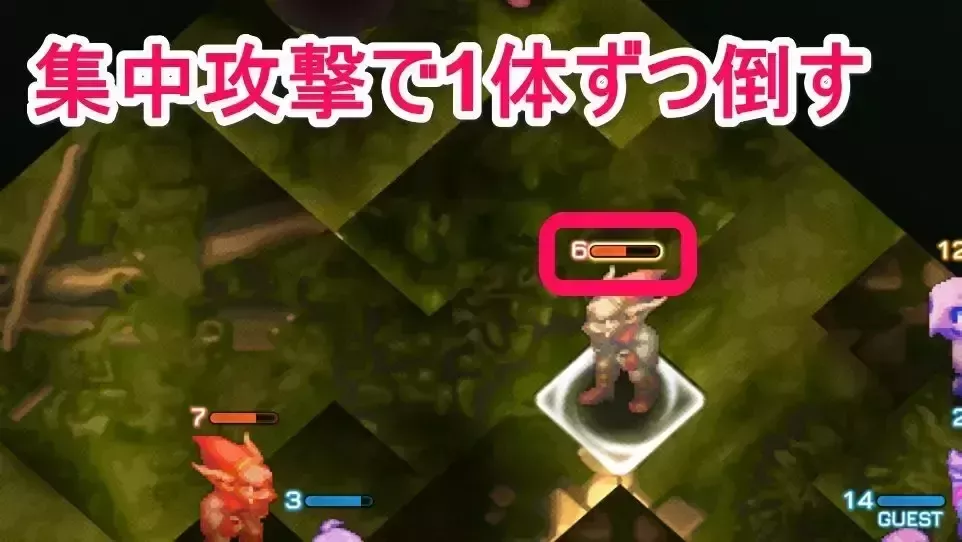 アラグアイ集中攻撃