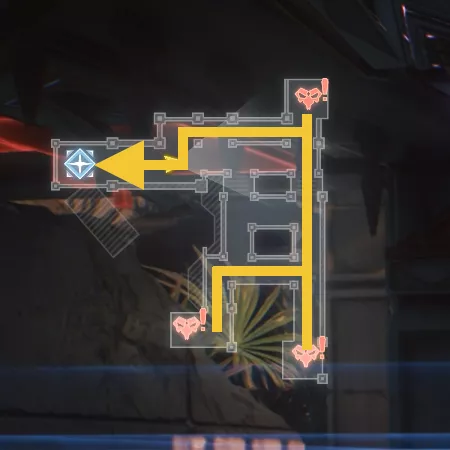 一番上を通るルート