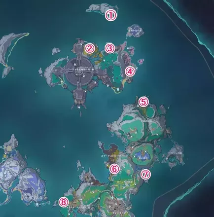 ライトキーパーの誓いのマップ