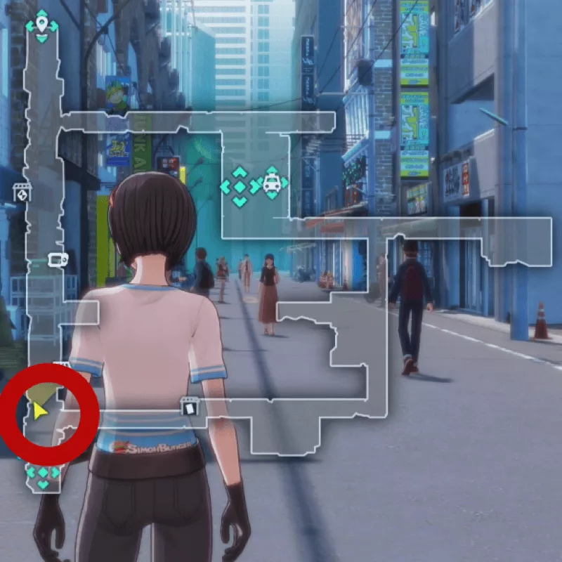 秘密のハウスの全体マップ