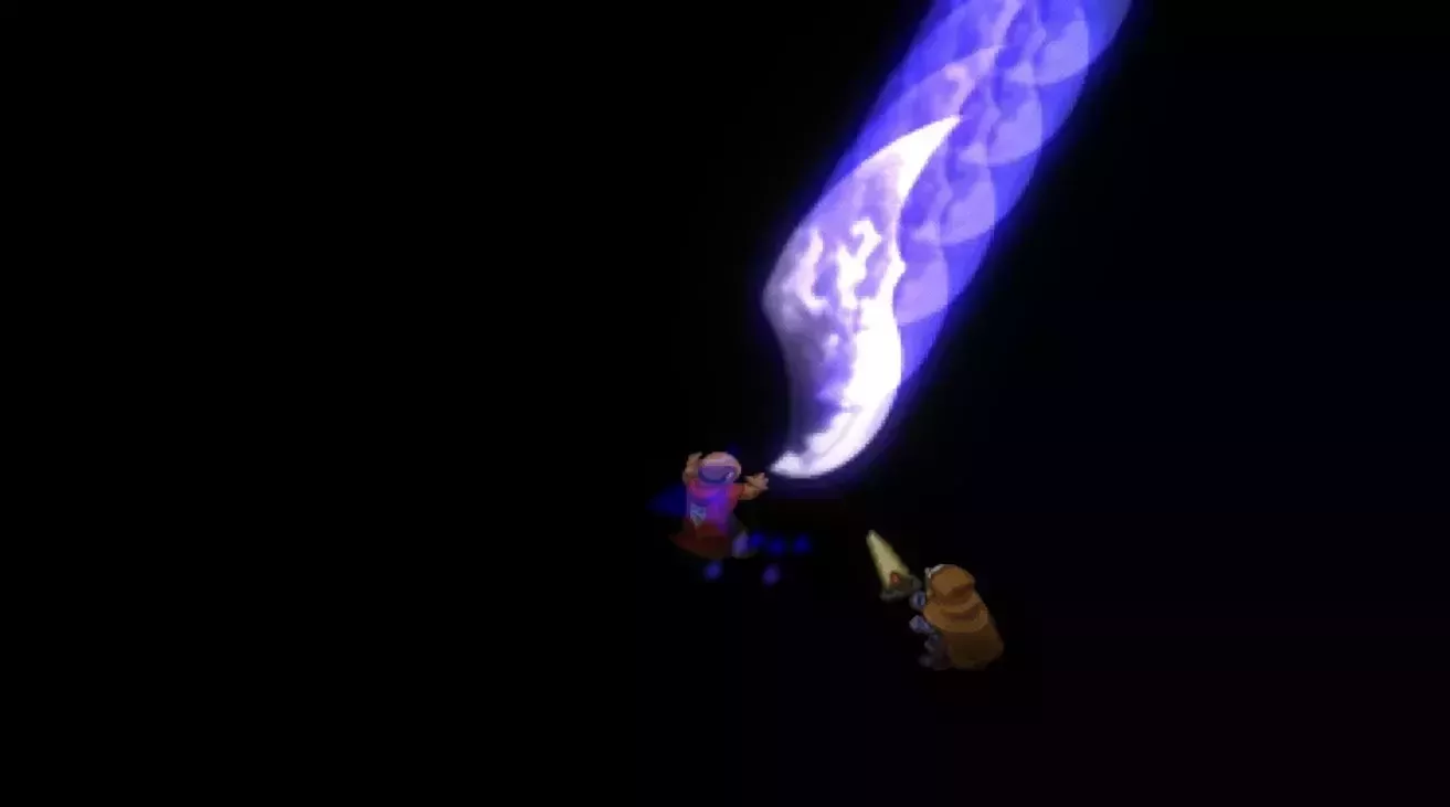 一定距離から攻撃