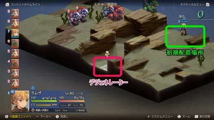 デジェネレーター罠の場所