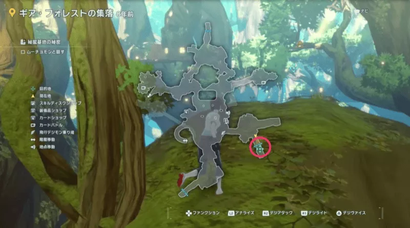 木陰の浅橋に向かう