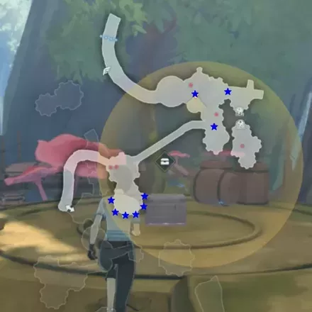 ハチの巣の場所