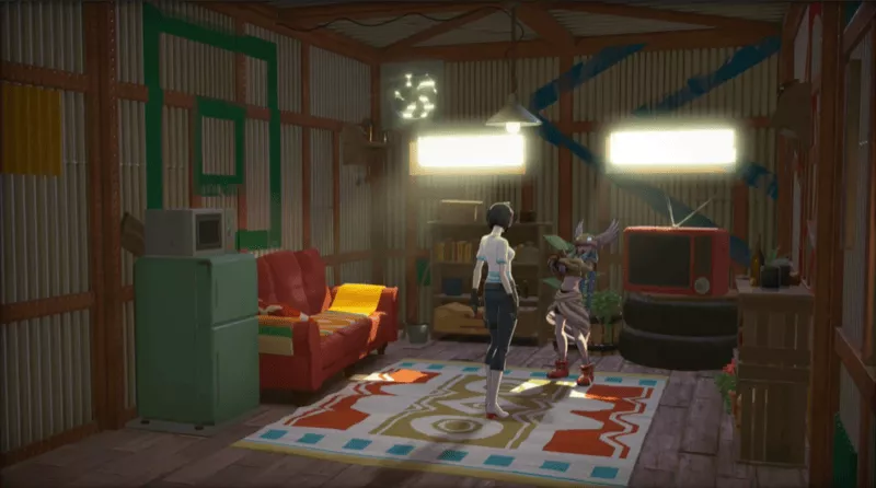 ミネルヴァモンと話す