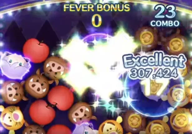 スキル中はエペルを繋ぐと周りのツムも消す