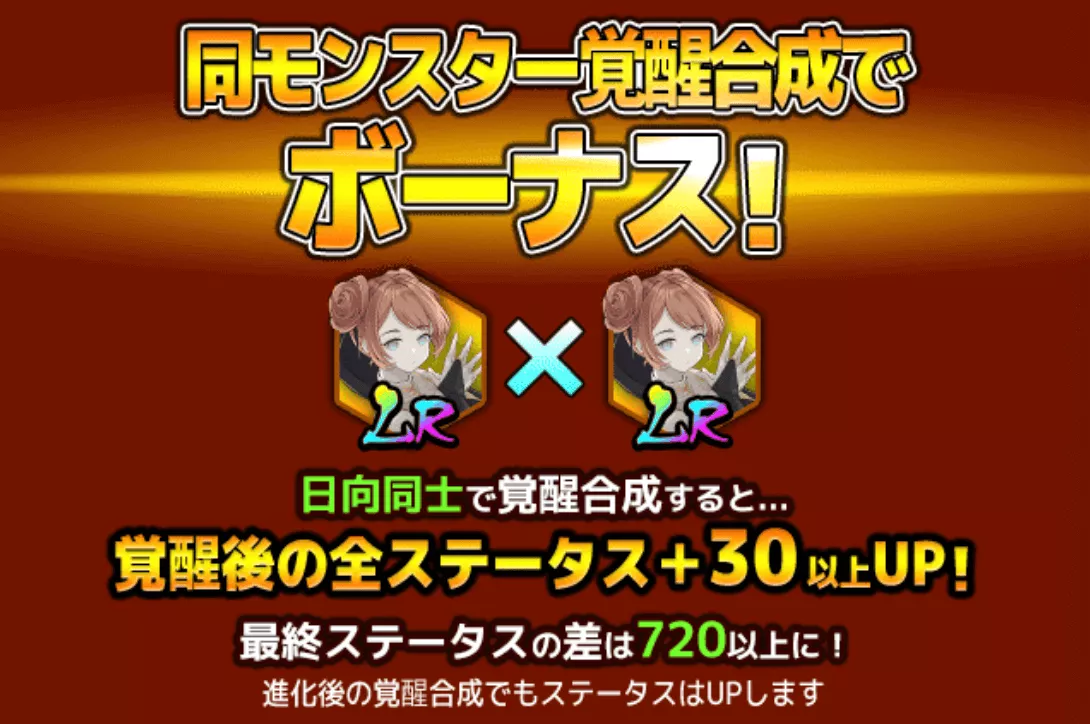 同モンスター覚醒合成