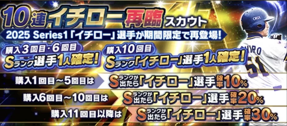 イチロー登場記念スカウト