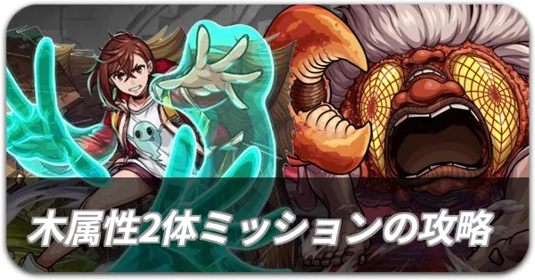 木属性2体ミッションの攻略