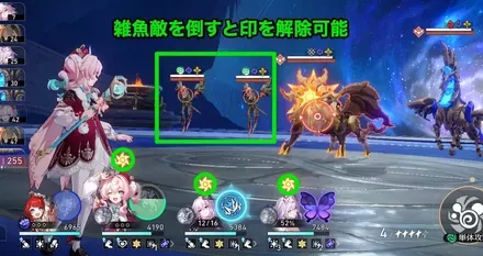 エーグルの印解除