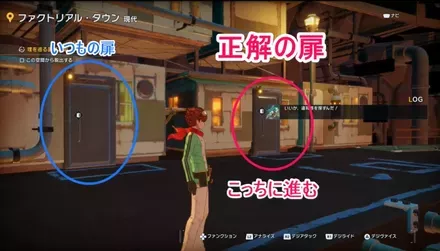 奥の正解の扉に進む