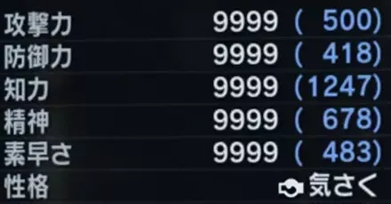 ステータスを上げるコツ