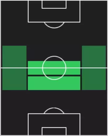 EPダレン・フレッチャー(マンチェスターU/07-08)の適性ポジション