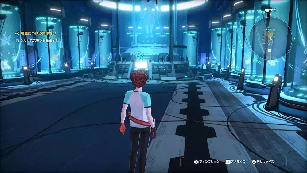 研究所から脱出する